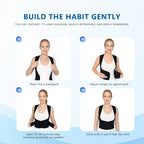 Adjustable Posture Corrector Back Brace Shoulder Straightener with Shoulder Support for Back Pain Relief for Men and Women Belts