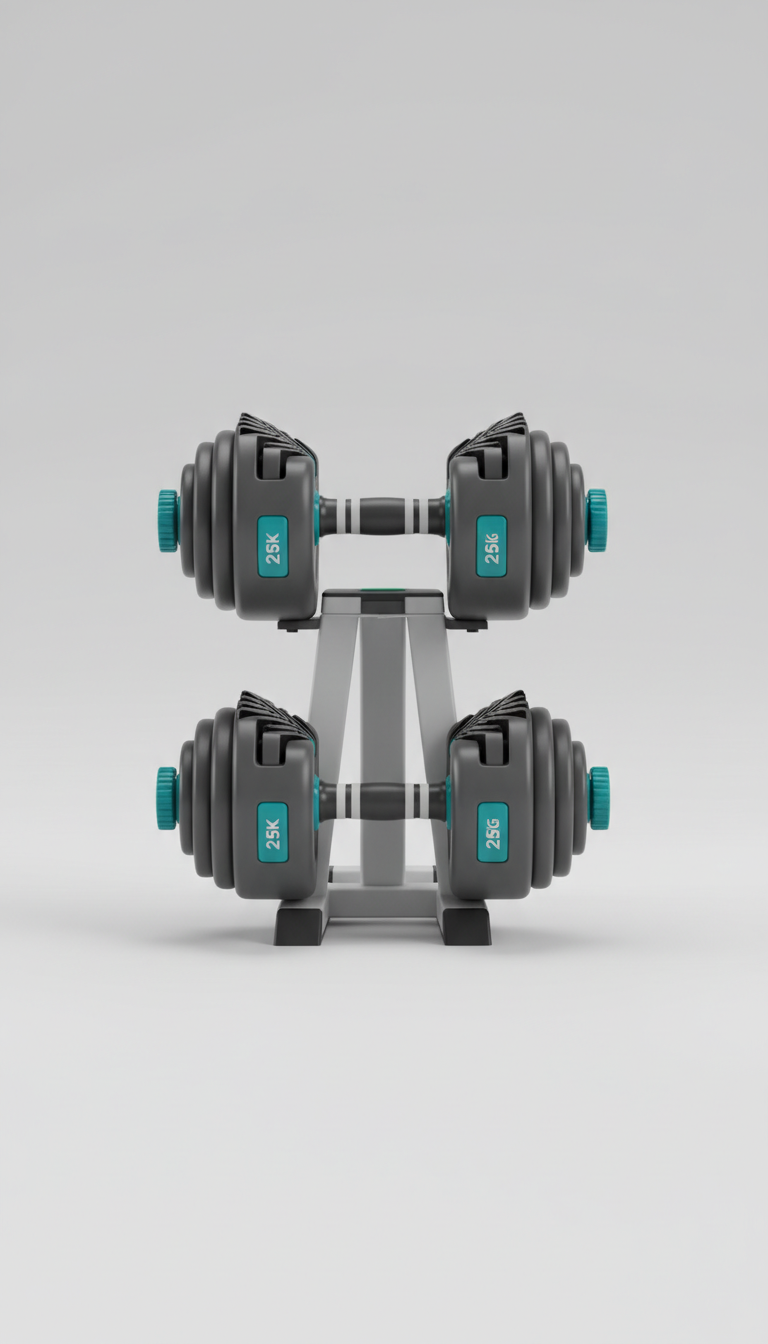 Adjustable Dumbbell Set with Precision Dial