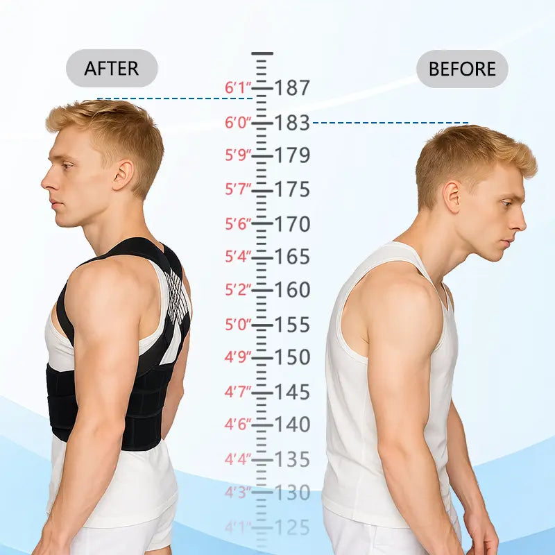 Adjustable Posture Corrector Back Brace Shoulder Straightener with Shoulder Support for Back Pain Relief for Men and Women Belts