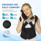 Adjustable Posture Corrector Back Brace Shoulder Straightener with Shoulder Support for Back Pain Relief for Men and Women Belts